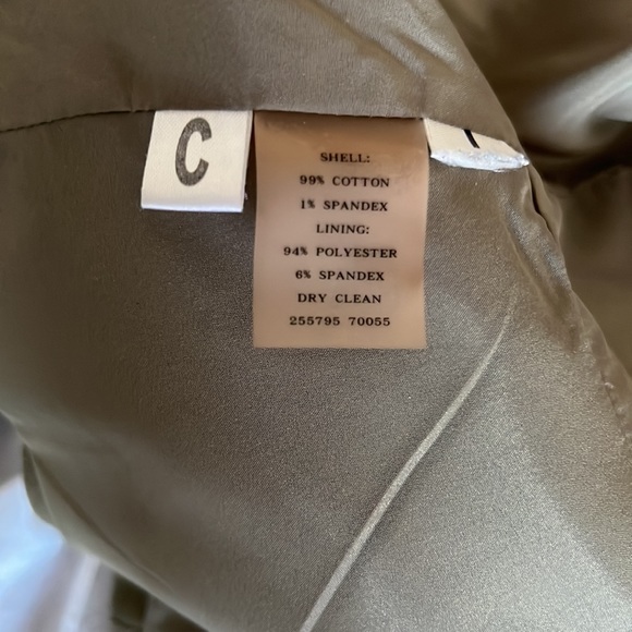 Ann Taylor Size 2 Army green - Picture 4 of 4